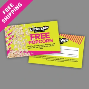 Free Popcorn Card