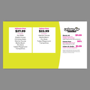 Kiosk Menu - Shorty 40
