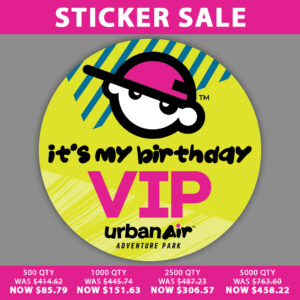 VIP Birthday Sticker