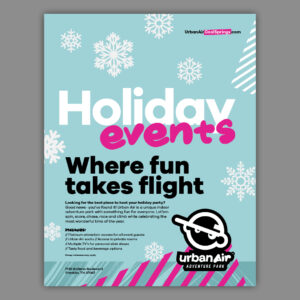Group Sales Flyer - Holiday Events