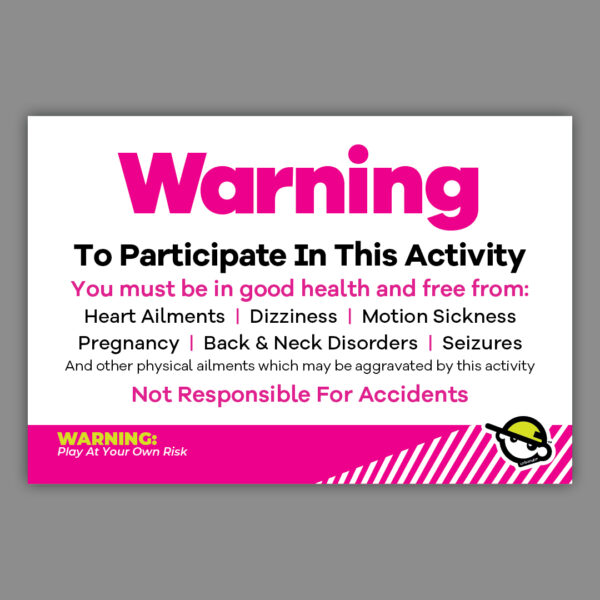 Spin Zone Warning