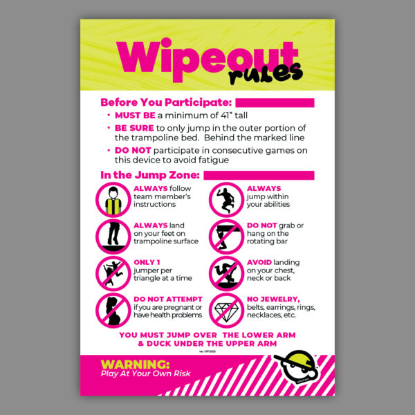 Wipeout Rules -  Dual Arm