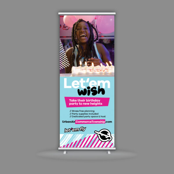 Banner Stand - Birthday