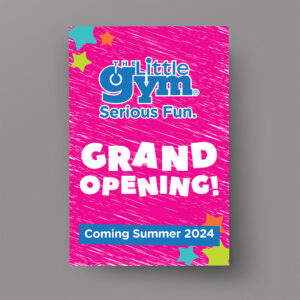 TLG Grand Opening Window Poster