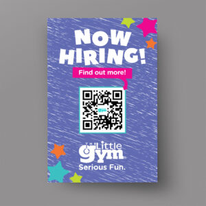 TLG Now Hiring Window Poster