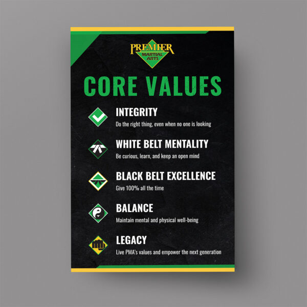 PMA Core Values Poster