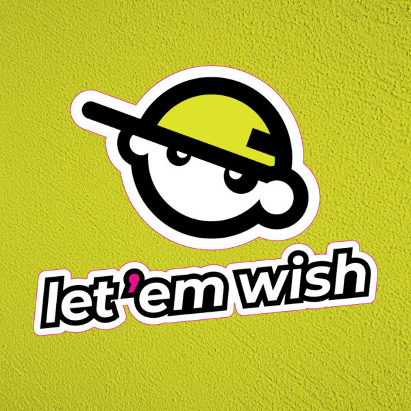 UA Party Room Wall Graphic - Let Em Wish Stacked