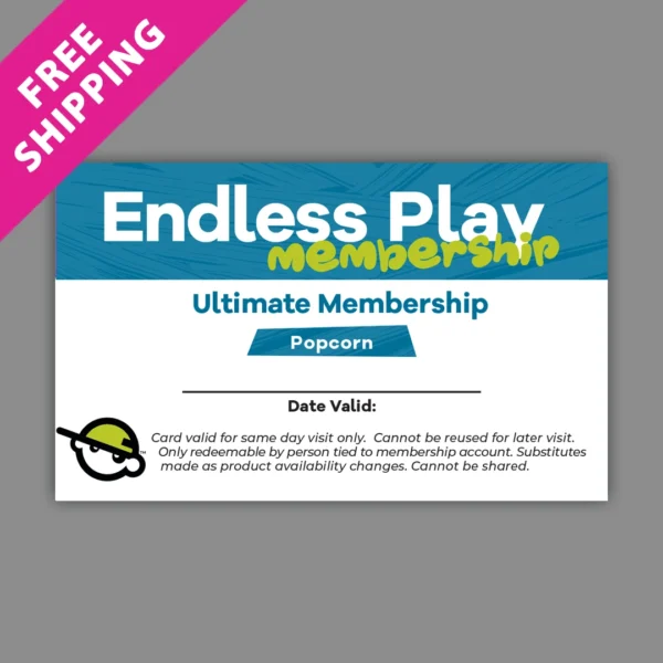 Ultimate Membership Snack Card (Popcorn Option)
