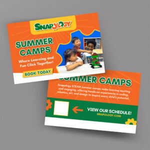 Snap Summer Camps Postcard Handout
