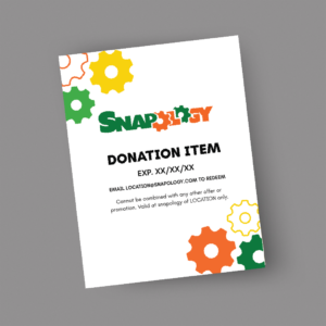 Snapology Donation Certificate
