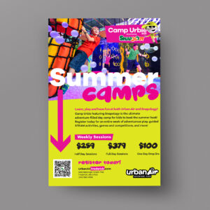 Camp Urbie and Snapology Poster 2025