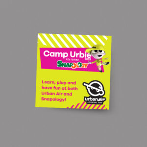 Camp Urbie and Snapology Sticker 2025