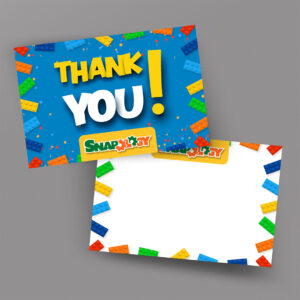 Snapology Birthday Thank You Card
