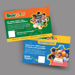 Snapology General Awareness Postcard w/ Birthdays