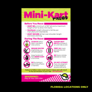 Mini Kart Rules (Florida)