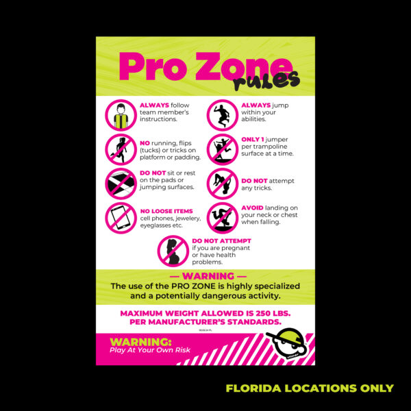 Pro Zone Rules (Florida)