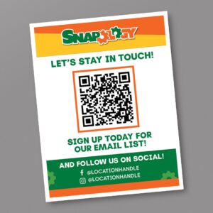 Snapology Join & Follow Flyer