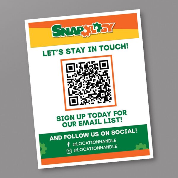 Snapology Join & Follow Flyer