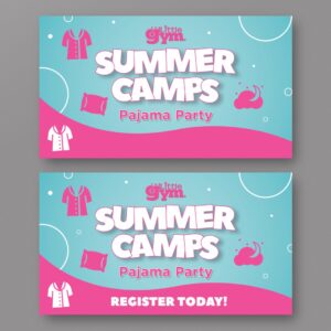 Summer Camps Pajama Party TV Screen