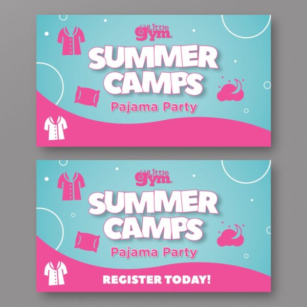Summer Camps Pajama Party TV Screen