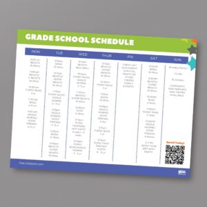 TLG Schedule Flyers