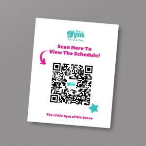 TLG Schedule QR Flyer