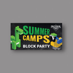 PMA Summer Camps – Block Party – Facebook Header