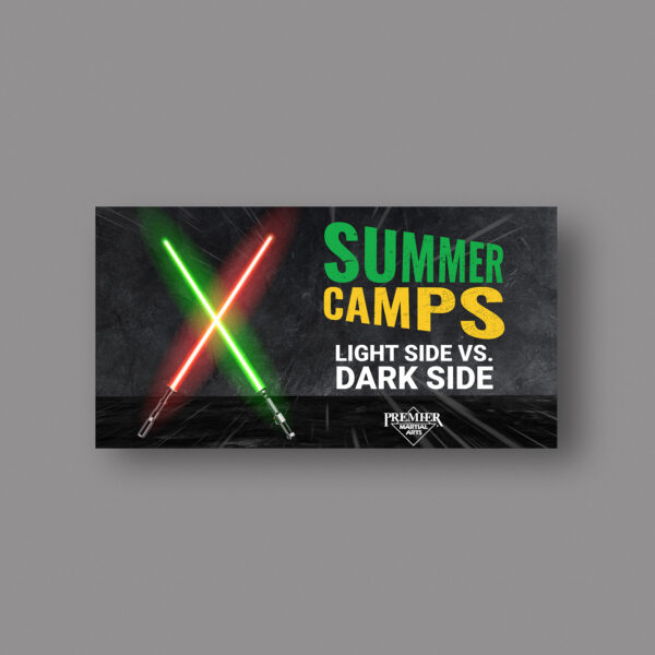 PMA Summer Camps – Light Side vs. Dark Side – Facebook Header