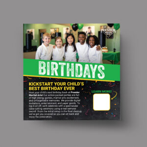 PMA Birthdays Window Cling - 20x20