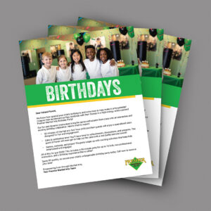 PMA Birthdays Promotional Letter
