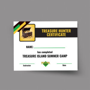 PMA Summer Camps – Treasure Island Certificate