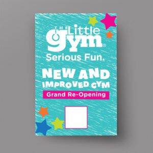 TLG Grand Re-Opening New and Improved Window Poster