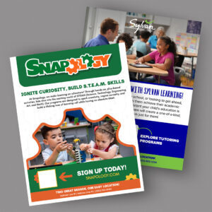 Snap/Sylvan Co-Branded Flyer