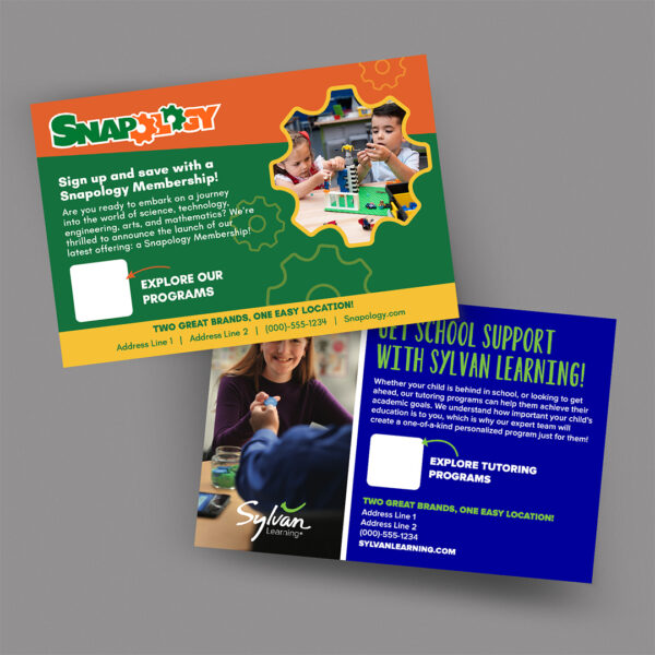 Snap/Sylvan Cobranded Membership Postcard