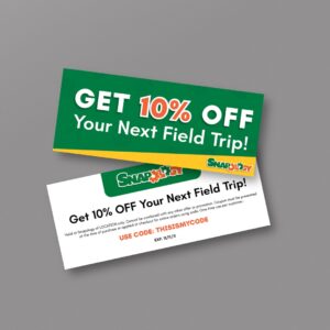 Snapology 10% OFF Field Trip Buck Slips