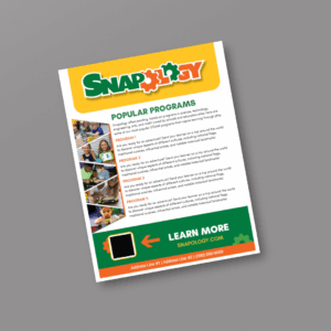 Snapology Popular Programs Flyer