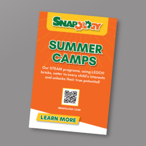 Snapology Summer Camp Window Cling / Poster