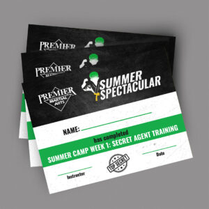 PMA Summer Spectacular Certificates