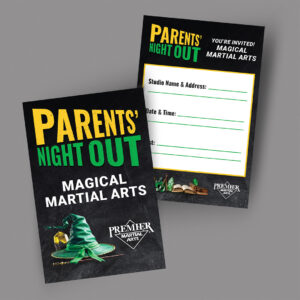PMA PNO Invite Card - Magical Martial Arts