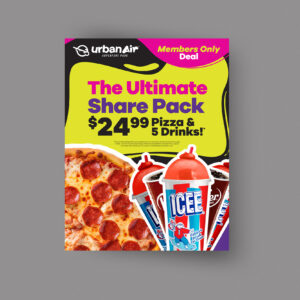 UA Summer Cafe Deal Counter Card - Large Offer