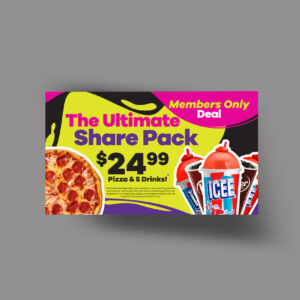 UA Summer Cafe Deal Napkin Insert - Large Offer