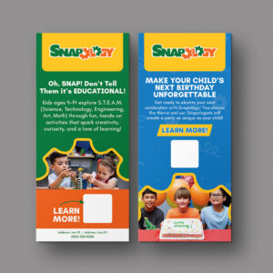 Snapology General Awareness Rack Card w/ Birthdays