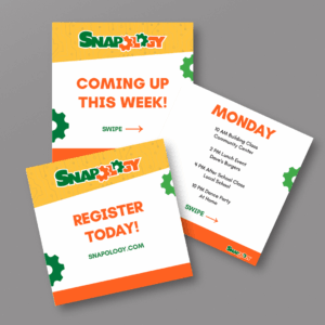 Snapology Weekly Calendar Social
