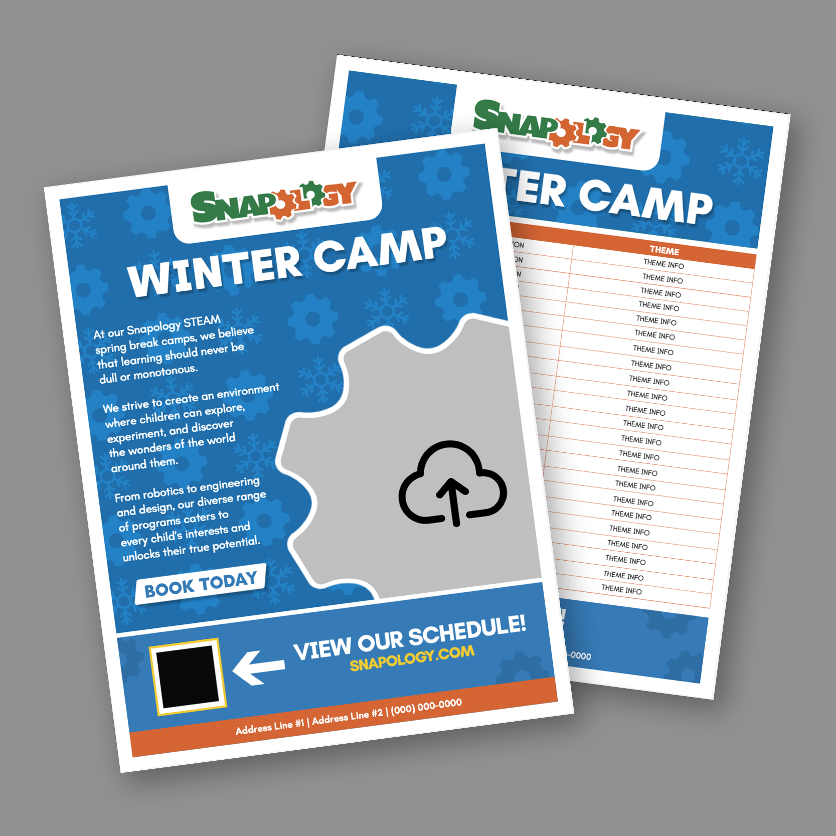 Snapology Winter Camp Flyer