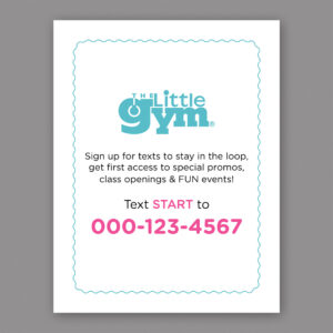 TLG Text Signup Sign