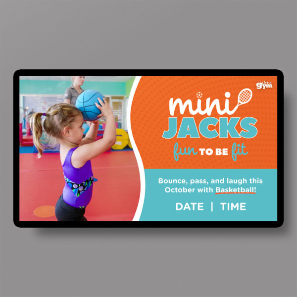 TLG Mini Jacks - October Basketball TV Screen