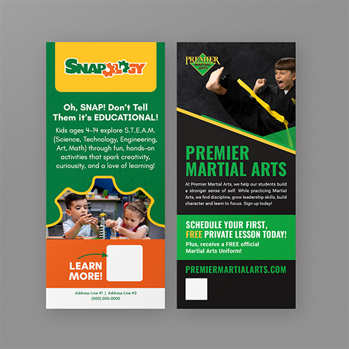 Snap/PMA Cobranded General Rack Card