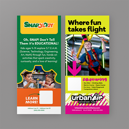 Snap/UA Cobranded General Rack Card