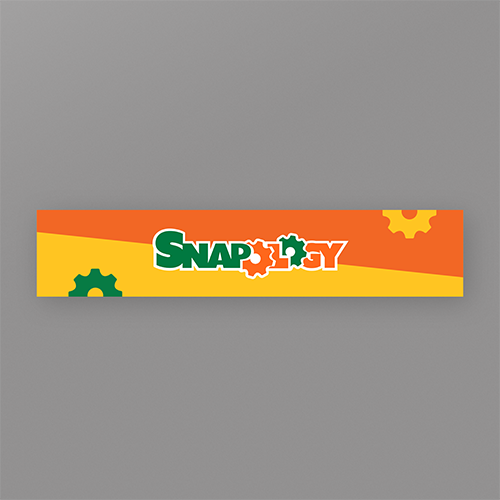Snapology 60" x 12" Logo Banner
