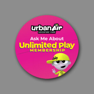 Unlimited Play Membership Ask Me Sticker